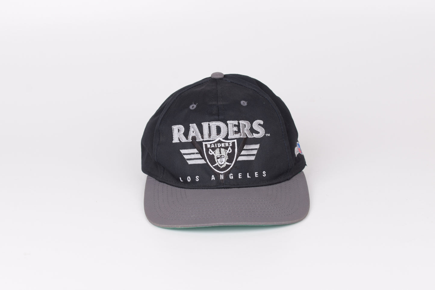* Vintage 1993 Los Angeles Raiders Snapback Hat Cap, Excellent 9/10