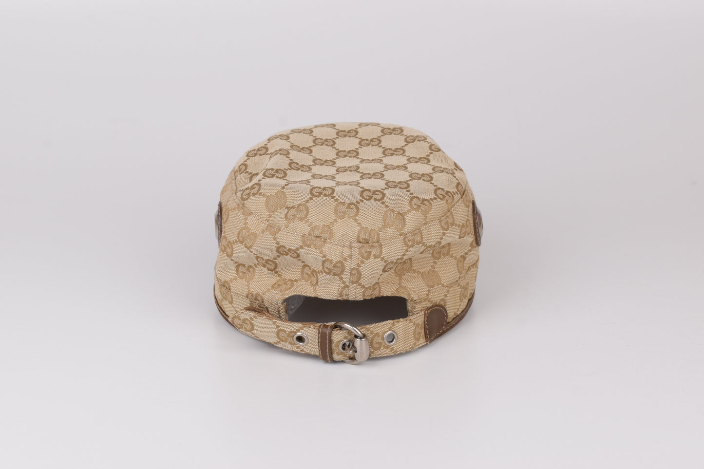 * Gucci Beige Guccissima Canvas Cap Size S, Excellent 9/10