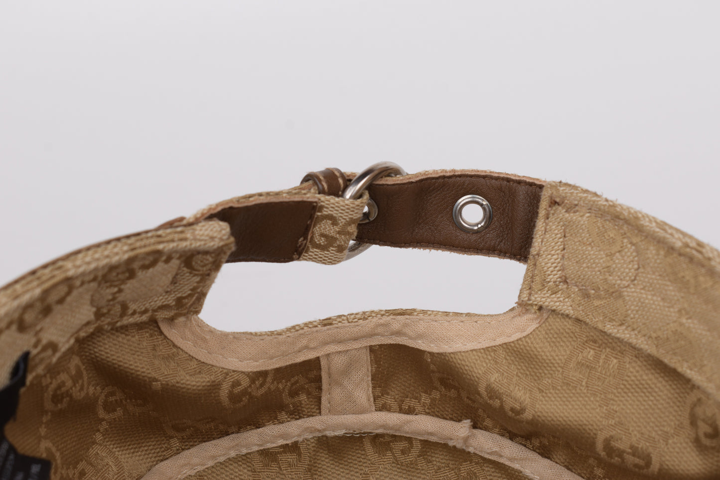 * Gucci Beige Guccissima Canvas Cap Size S, Excellent 9/10