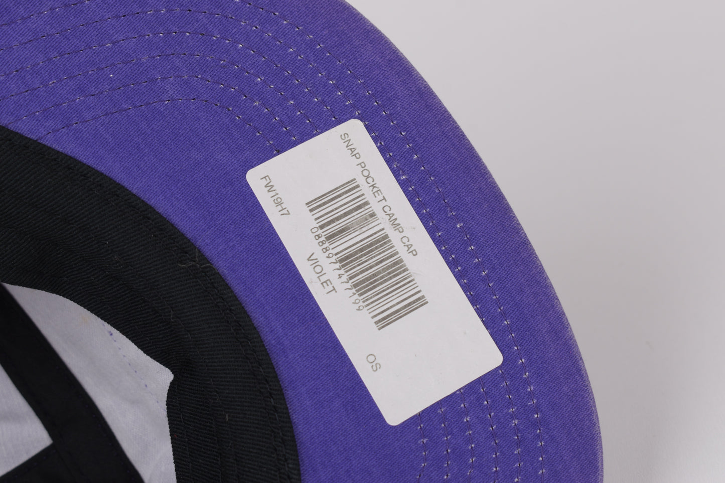 Supreme Snap Pocket Camp Cap Violet - FW19H7, V.Good 8/10