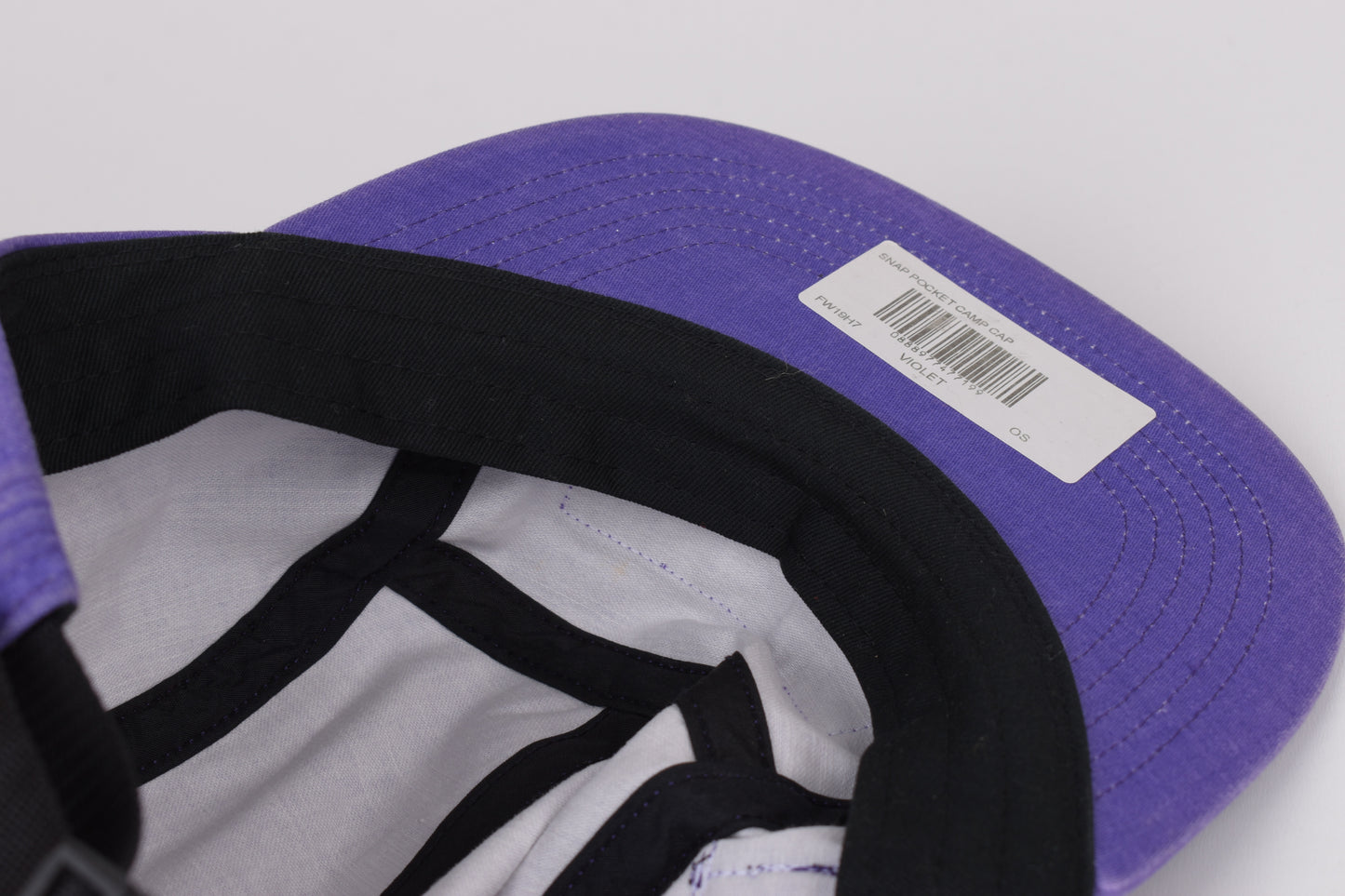 Supreme Snap Pocket Camp Cap Violet - FW19H7, V.Good 8/10