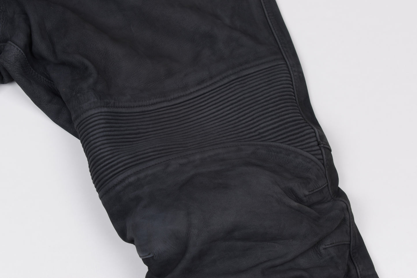 * BMW MOTORRAD BMW Atlantis 4 Motorbike Black Nubuck Leather Pants Size 56 XXL, V.Good 8/10
