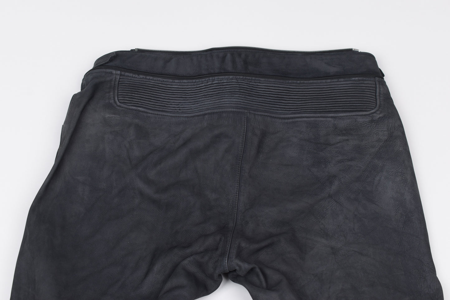 * BMW MOTORRAD BMW Atlantis 4 Motorbike Black Nubuck Leather Pants Size 56 XXL, V.Good 8/10