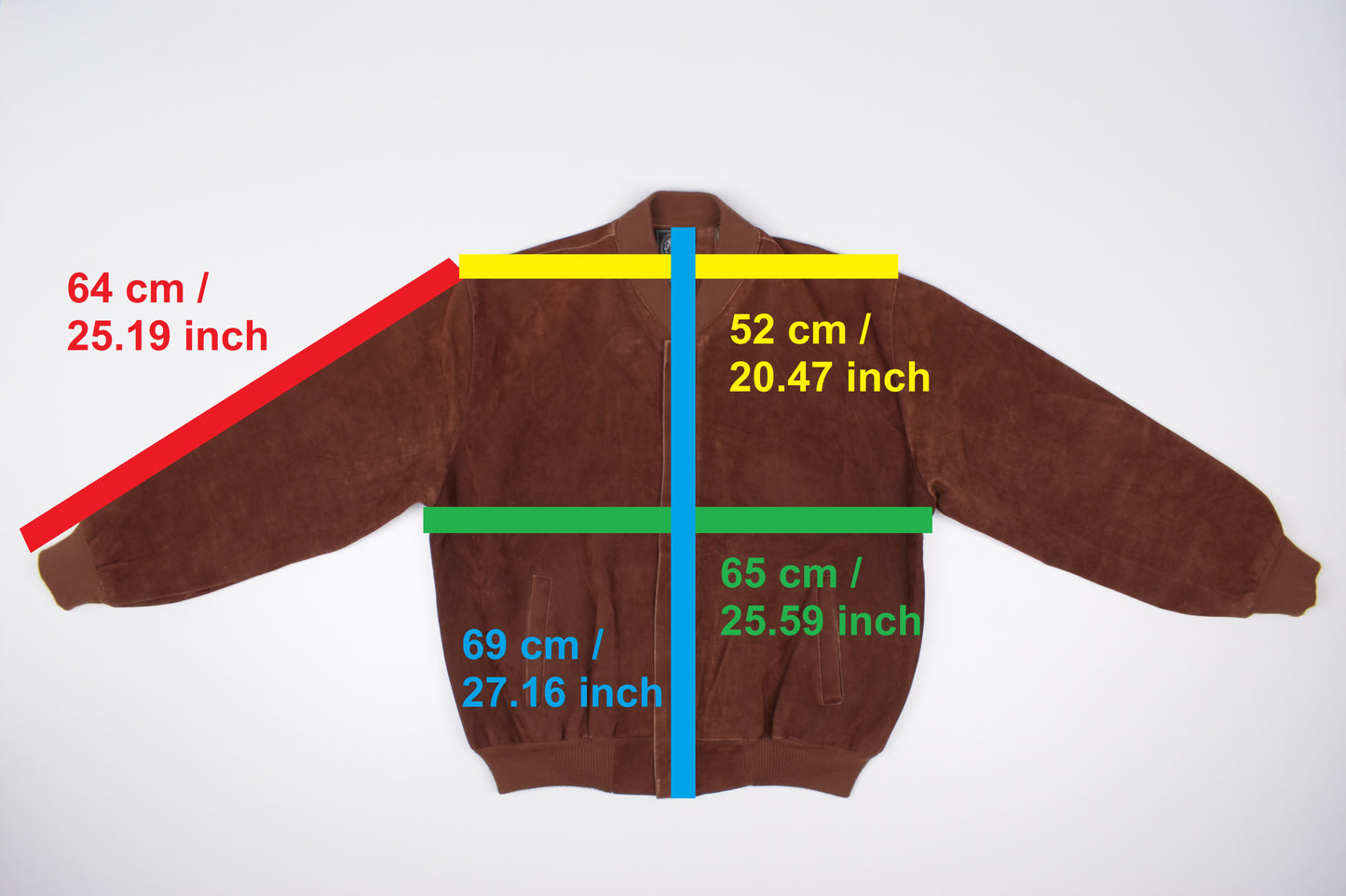 * Vintage Pervin Saint Laurent Brown Suede Leather Jacket Made in Italy, Size L, V.Good 8/10