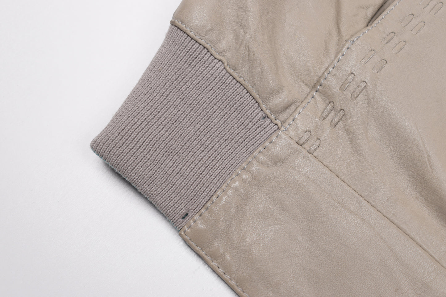 * Vintage Torras Cream Beige Men’s Leather Jacket, Size 54 XL, Good 6/10 *