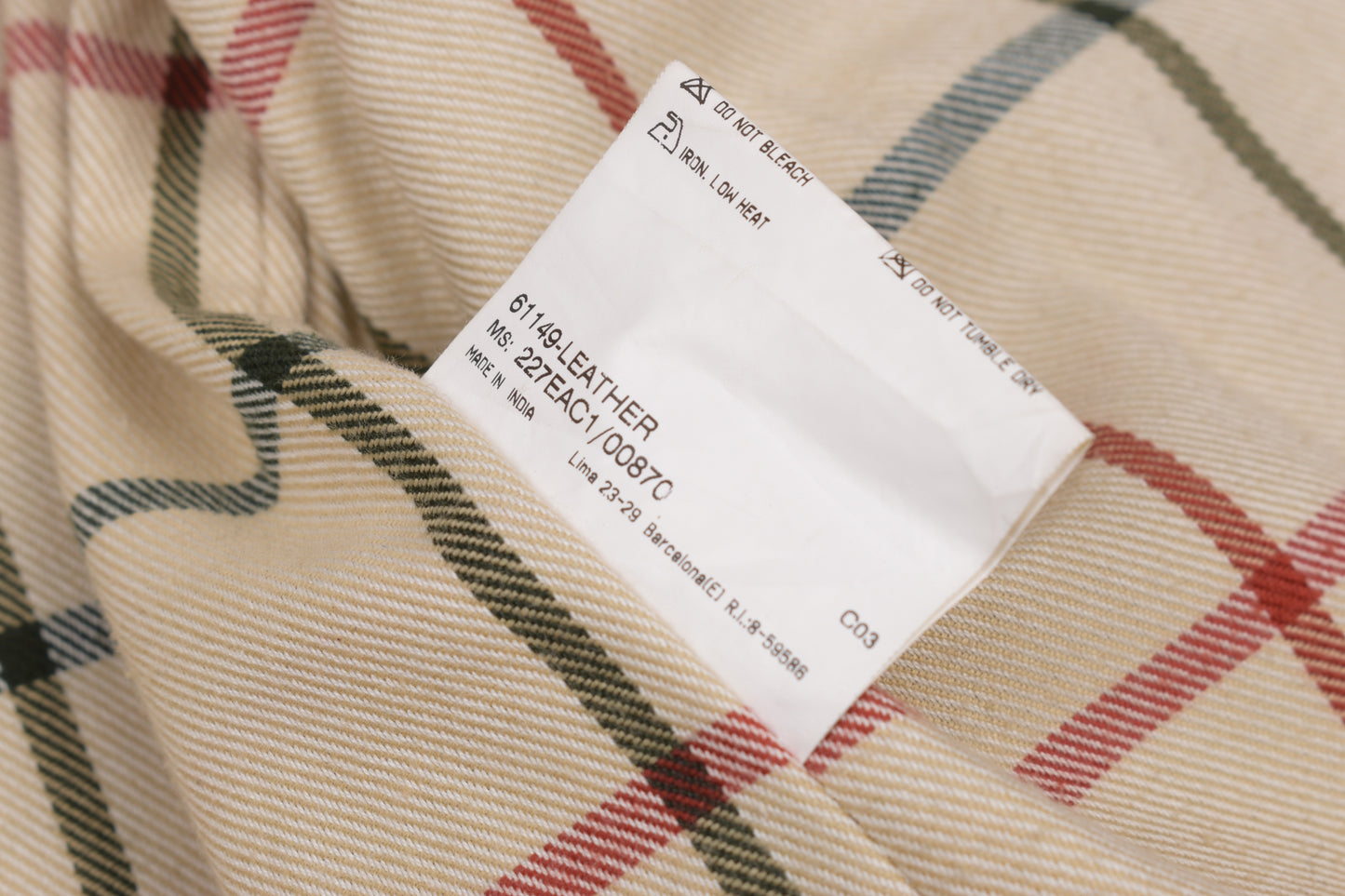 * Vintage Thomas Burberry Olive Green Leather Jacket Size M, V.Good 8/10 *