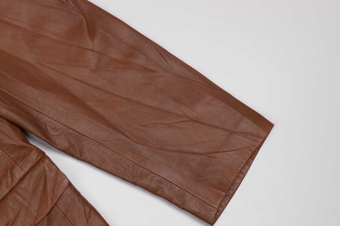* Pertegaz Brown Leather Men Blazer, Size 56 XL, Excellent 9/10