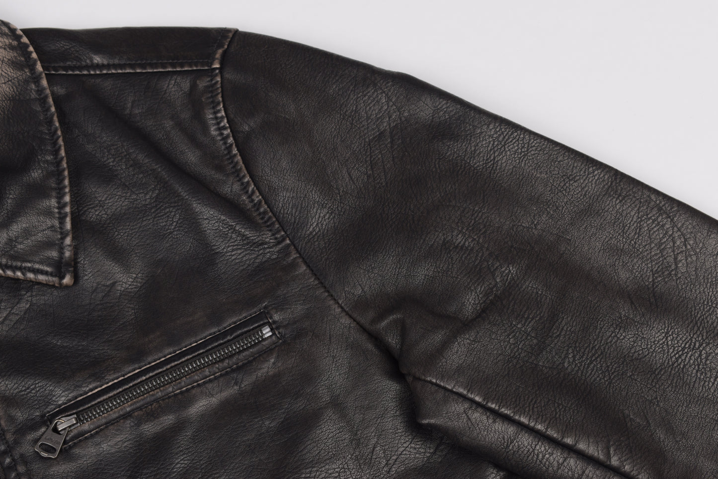 * Levi's Men's Faux Leather Motorcycle Jacket, Size M, V.Good 8/10