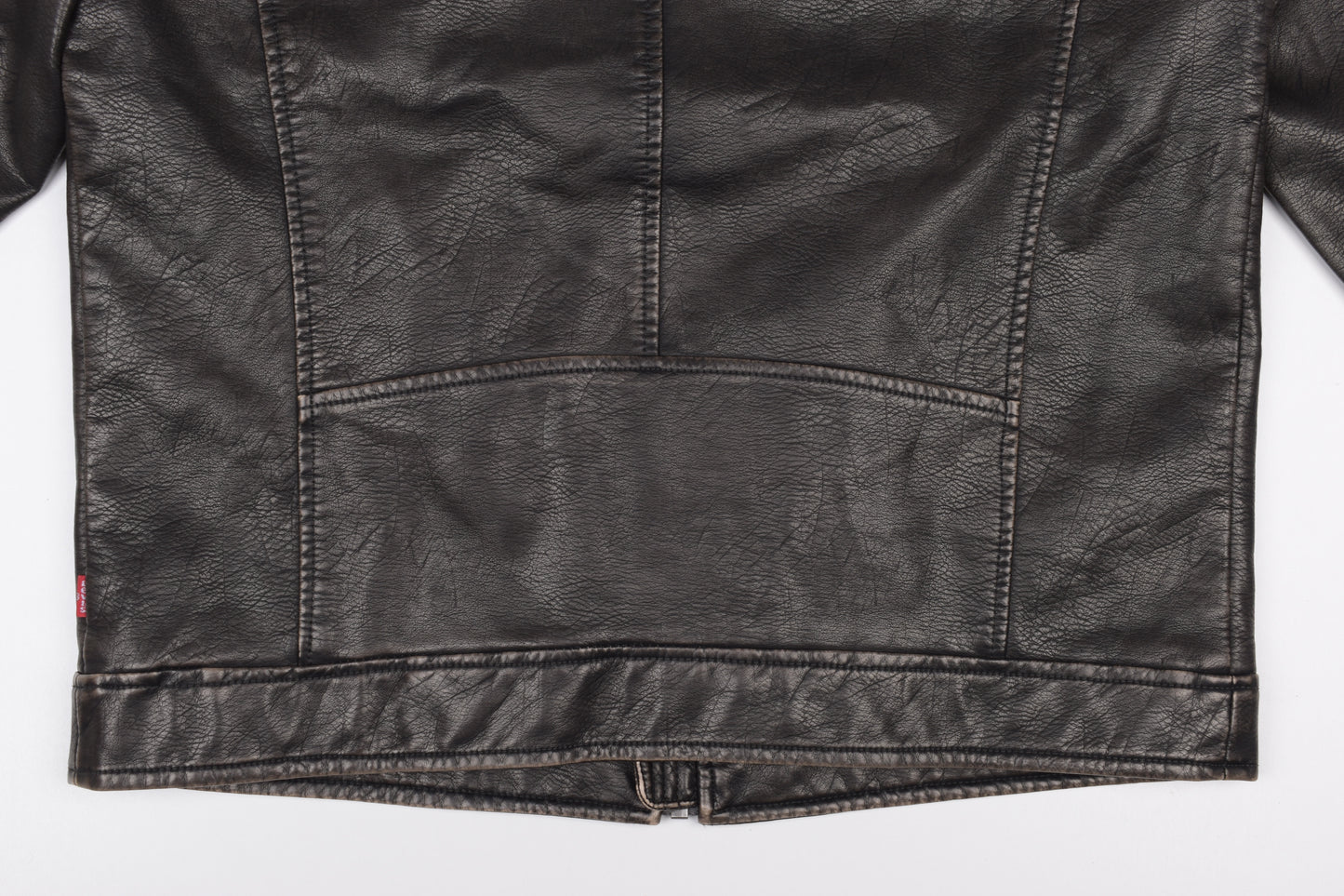 * Levi's Men's Faux Leather Motorcycle Jacket, Size M, V.Good 8/10