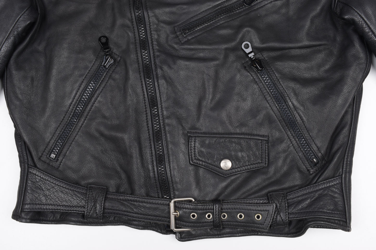 * Dainese Biker Men Black Leather Jacket, Made in Italy, Size 54, Excellent 9/10