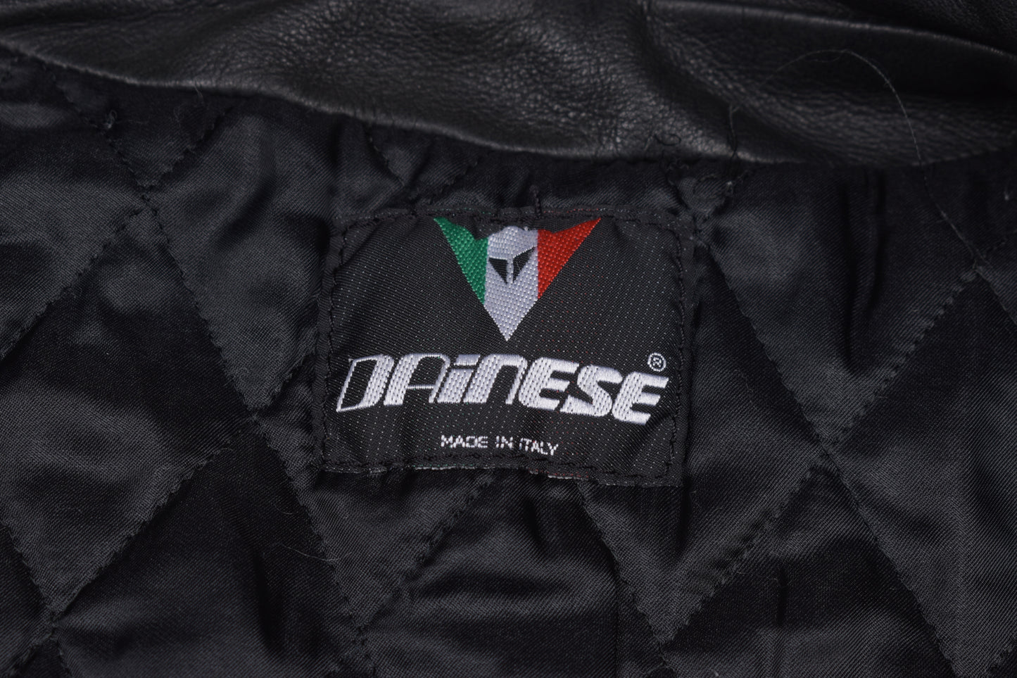 * Dainese Biker Men Black Leather Jacket, Made in Italy, Size 54, Excellent 9/10