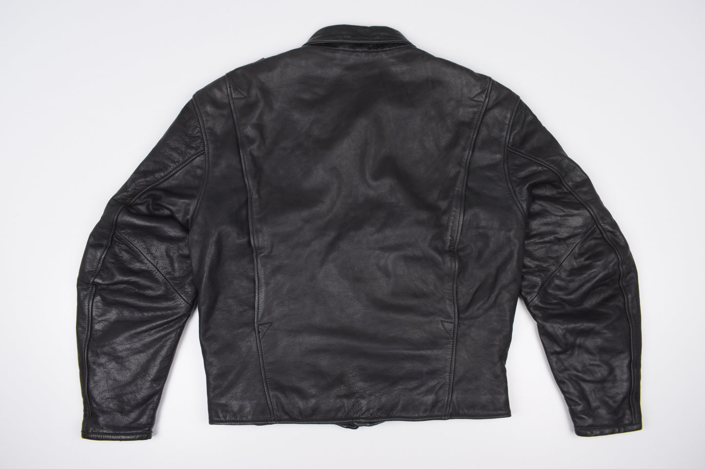 * Dainese Biker Men Black Leather Jacket, Made in Italy, Size 54, Excellent 9/10