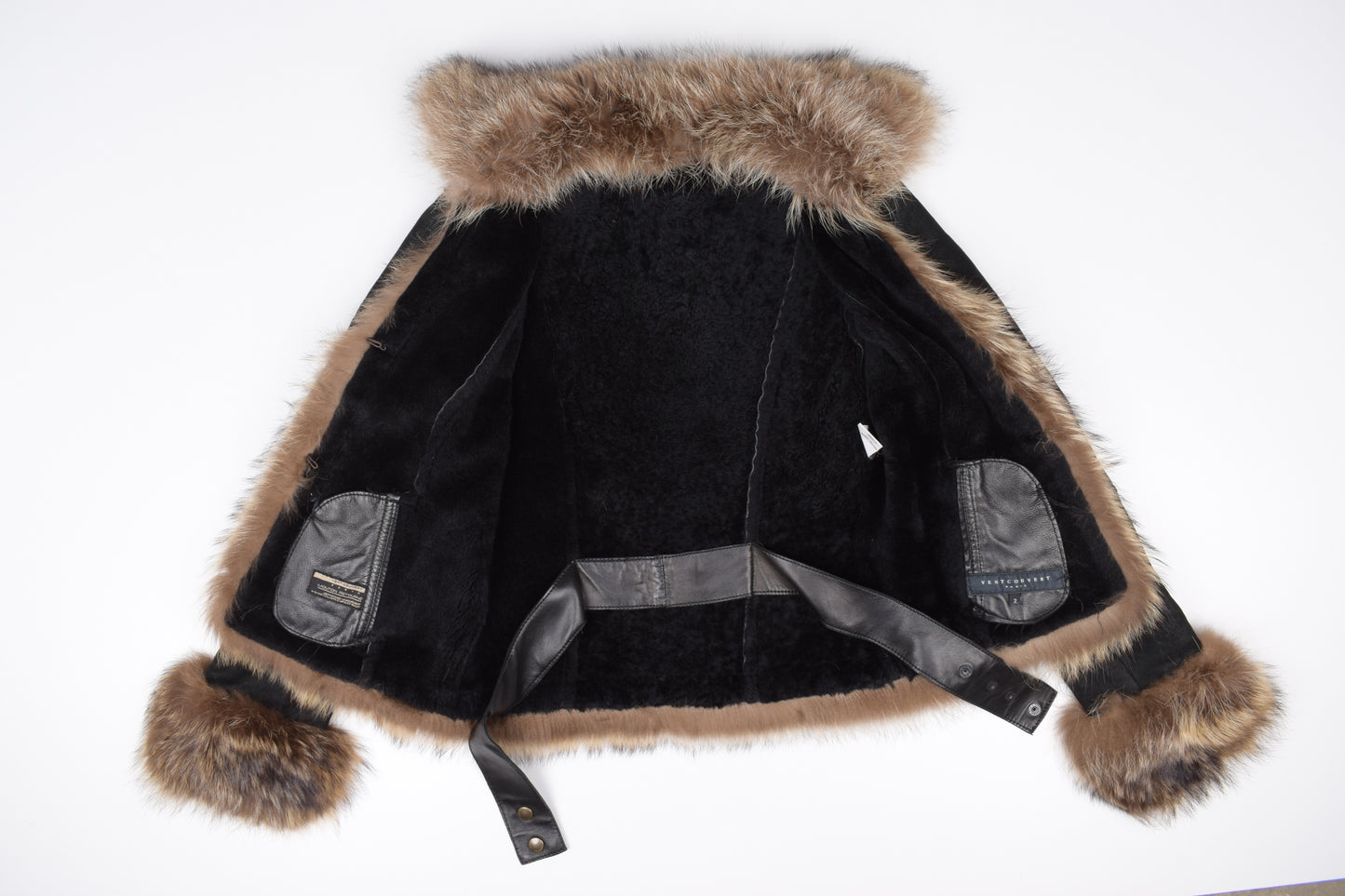 * Vent Couvert Penny Lane Suede And Fur Women Jacket, Size 2 (S), Excellent 10/10