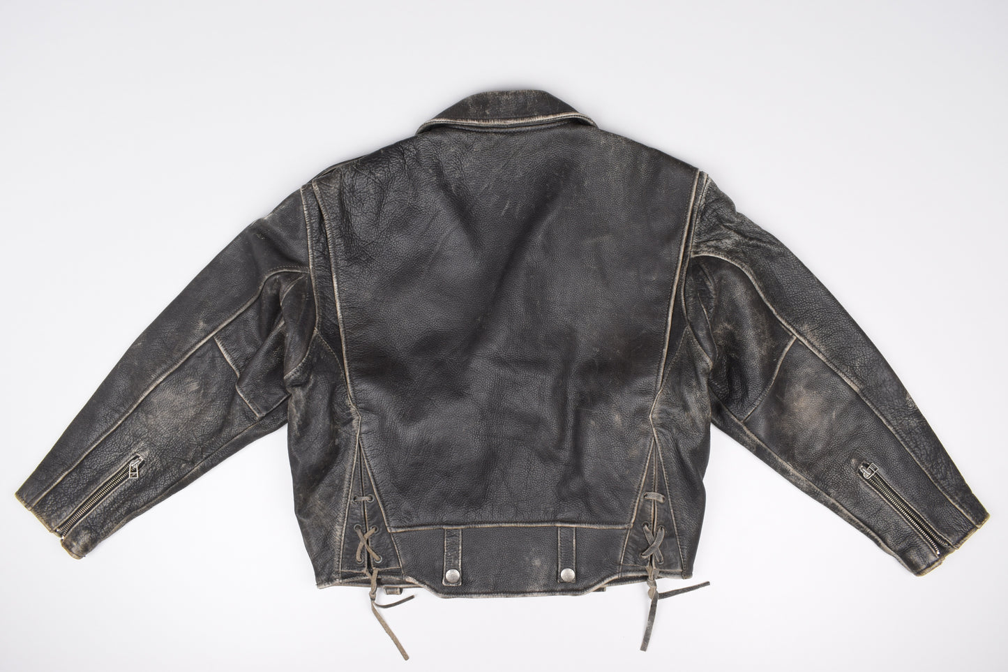 Vintage Avirex USA Biker Leather Jacket, size M, V.Good 8/10 *