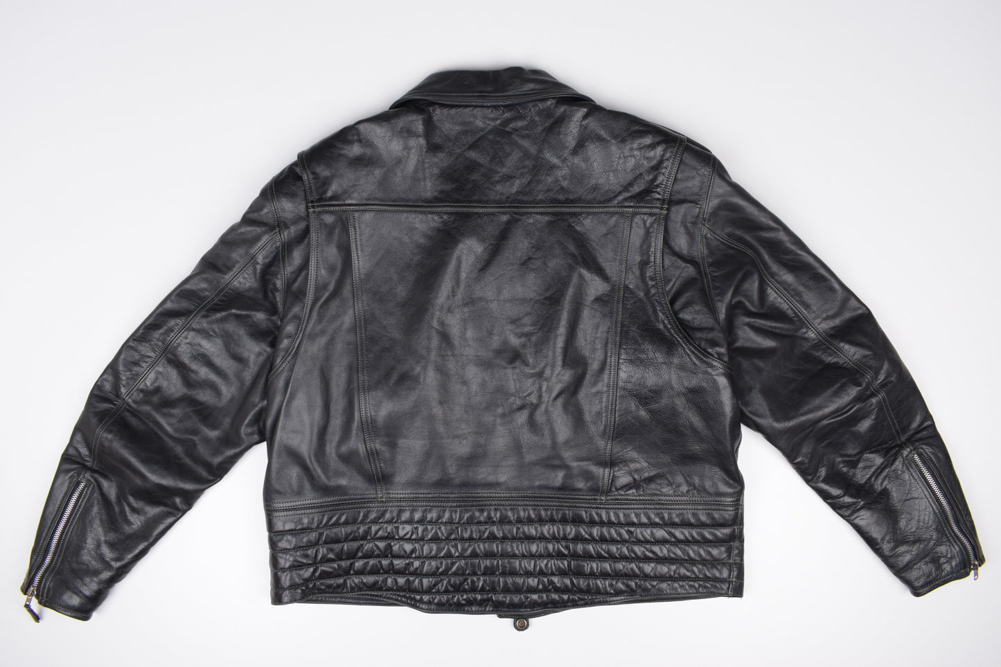 * Harley Davidson Mens Riding Motorbike Biker Black Leather Jacket, Size XXL, V.Good 8/10