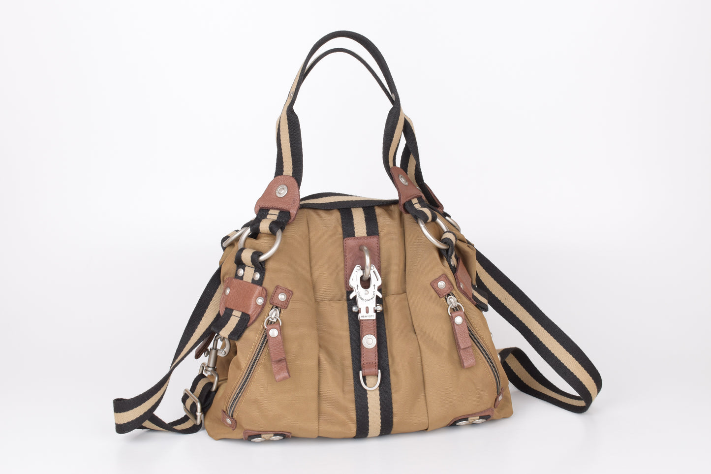 * George Gina & Lucy "Giant Monaco" Bronze Large Shoulder Bag 35x26cm Excellent 9/10
