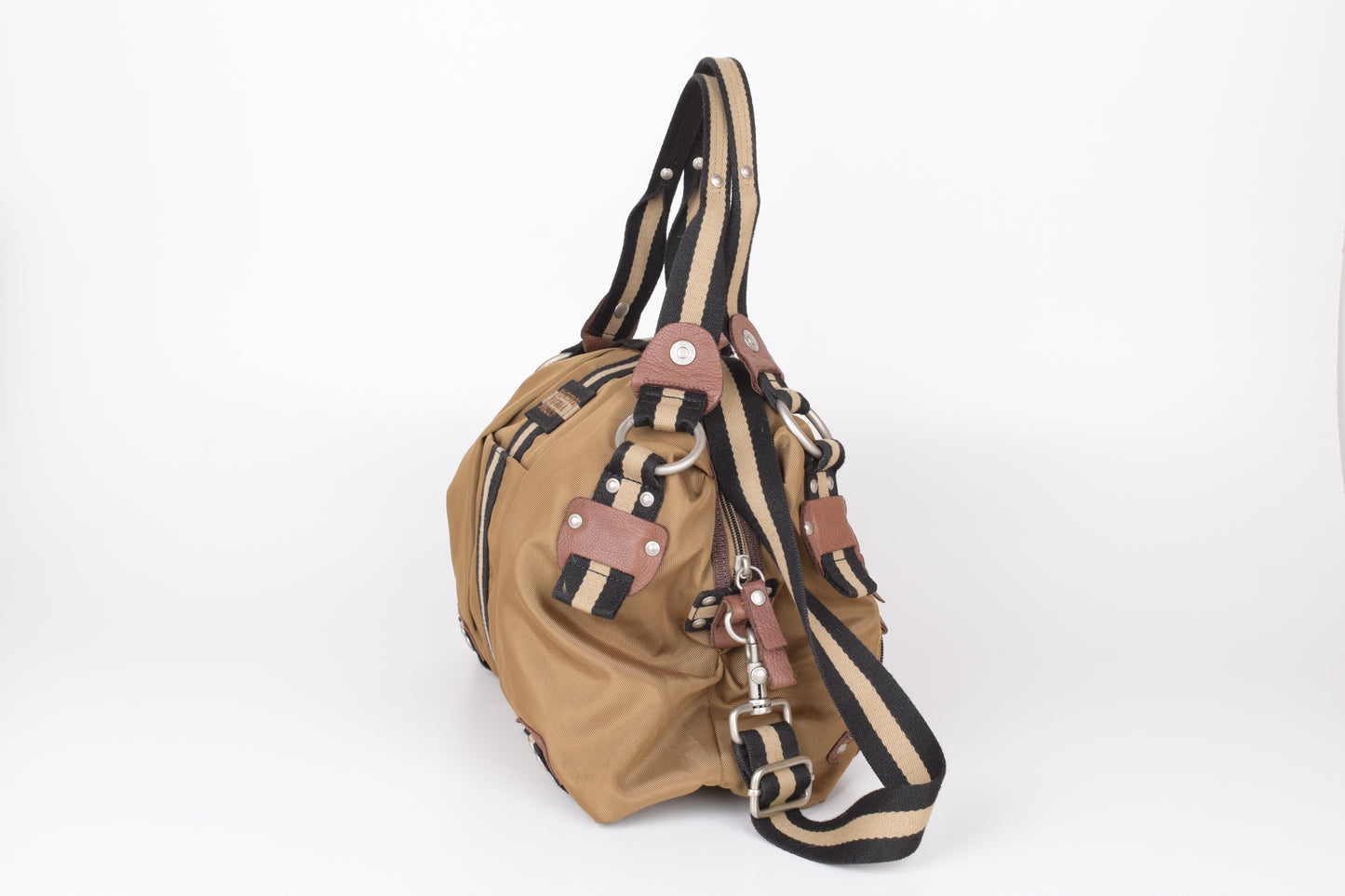 * George Gina & Lucy "Giant Monaco" Bronze Large Shoulder Bag 35x26cm Excellent 9/10
