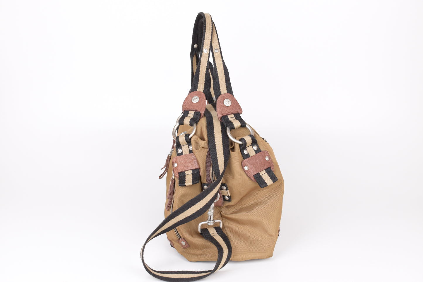* George Gina & Lucy "Giant Monaco" Bronze Large Shoulder Bag 35x26cm Excellent 9/10