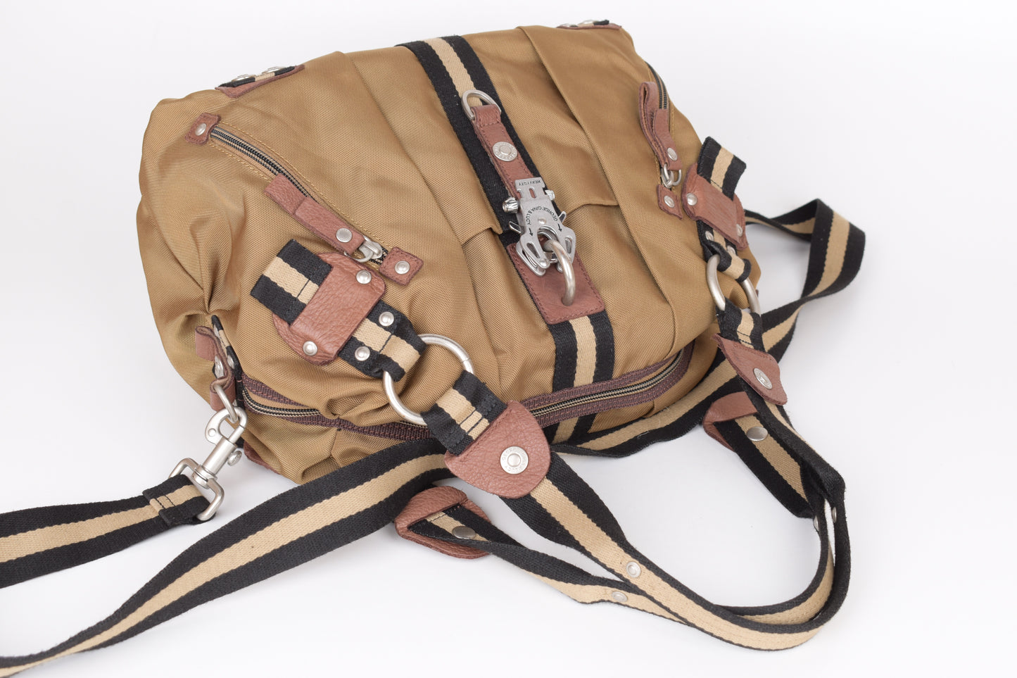 * George Gina & Lucy "Giant Monaco" Bronze Large Shoulder Bag 35x26cm Excellent 9/10