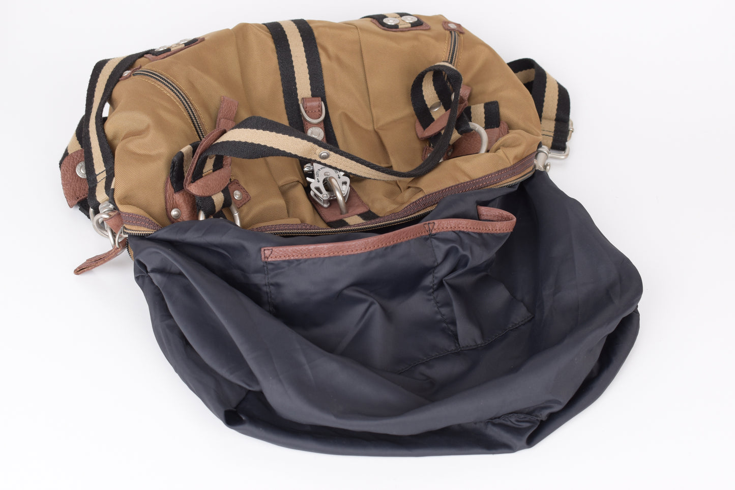 * George Gina & Lucy "Giant Monaco" Bronze Large Shoulder Bag 35x26cm Excellent 9/10
