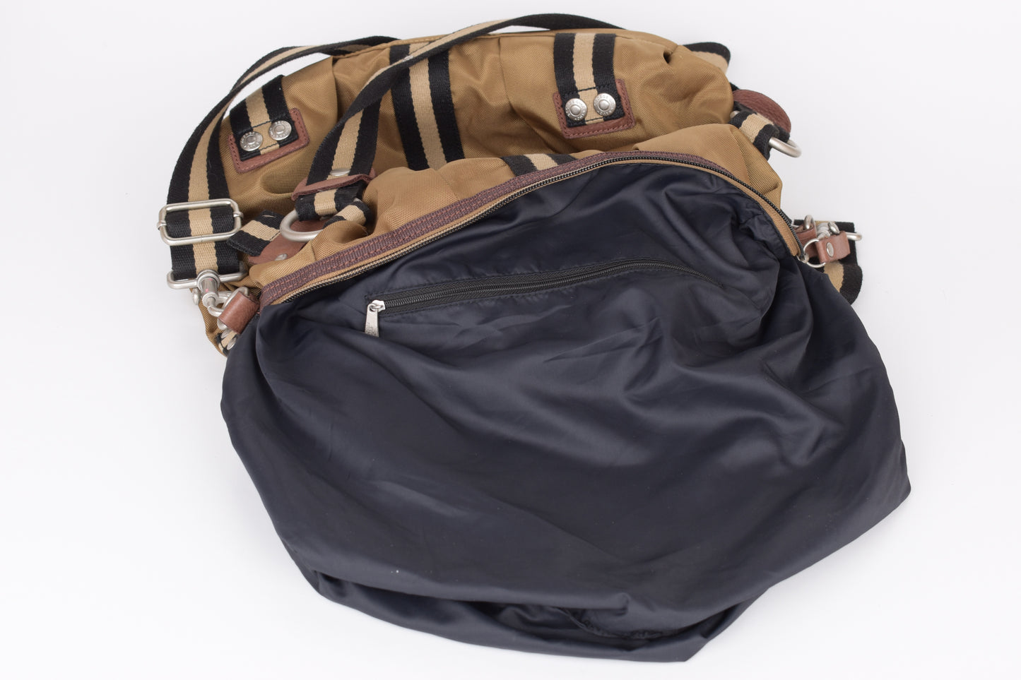 * George Gina & Lucy "Giant Monaco" Bronze Large Shoulder Bag 35x26cm Excellent 9/10