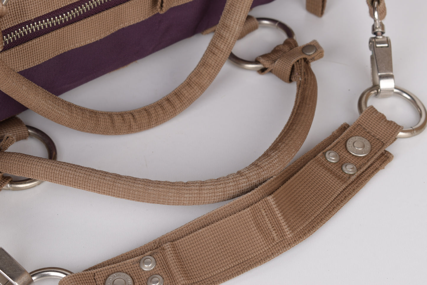 * George Gina & Lucy "Hi Di Ho" Purpule HandBag 31x21cm V.Good 8/10