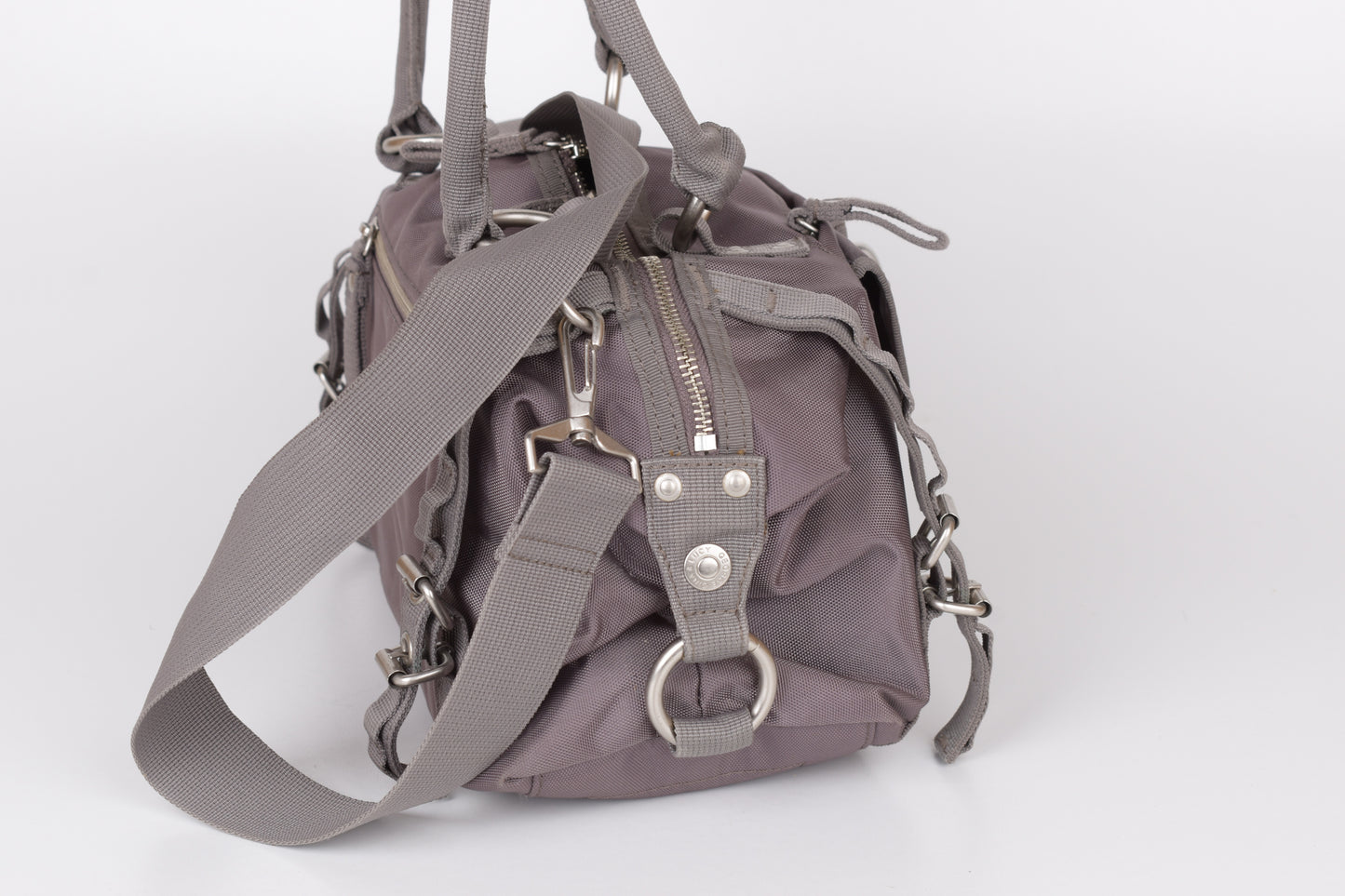 * George Gina & Lucy "Paradise Angel" Gray Shoulder Bag 34x19cm Excellent 9/10