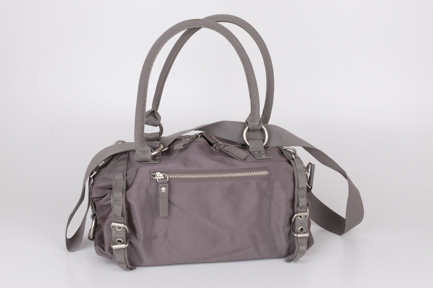 * George Gina & Lucy "Paradise Angel" Gray Shoulder Bag 34x19cm Excellent 9/10