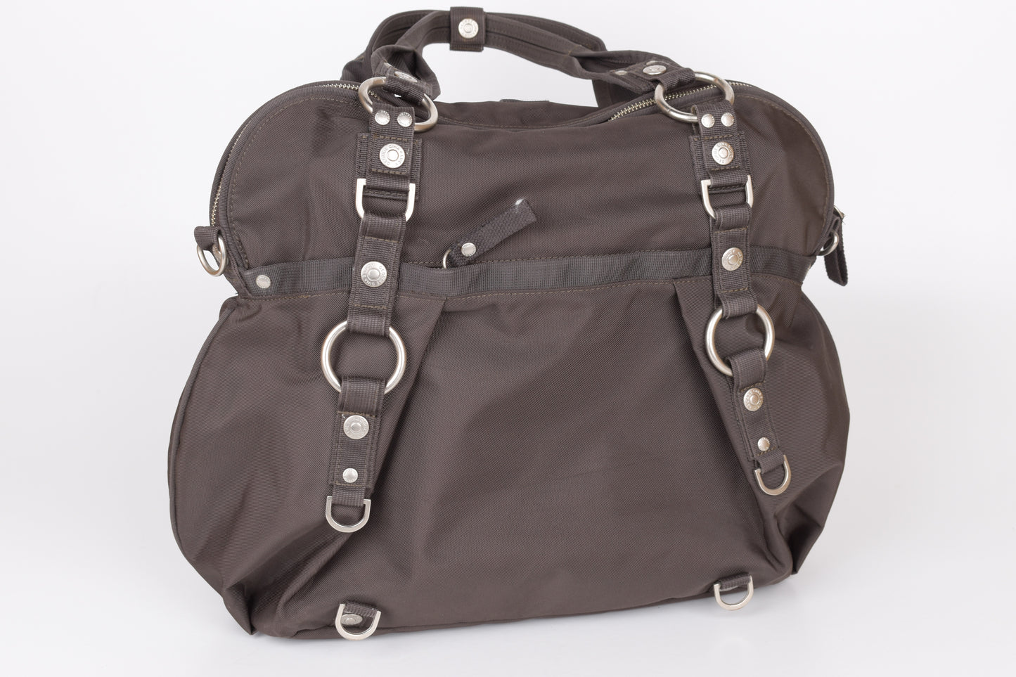 * George Gina & Lucy "Poodle Pack" Brown Large Shoulder Bag 40x35cm Excellent 9/10