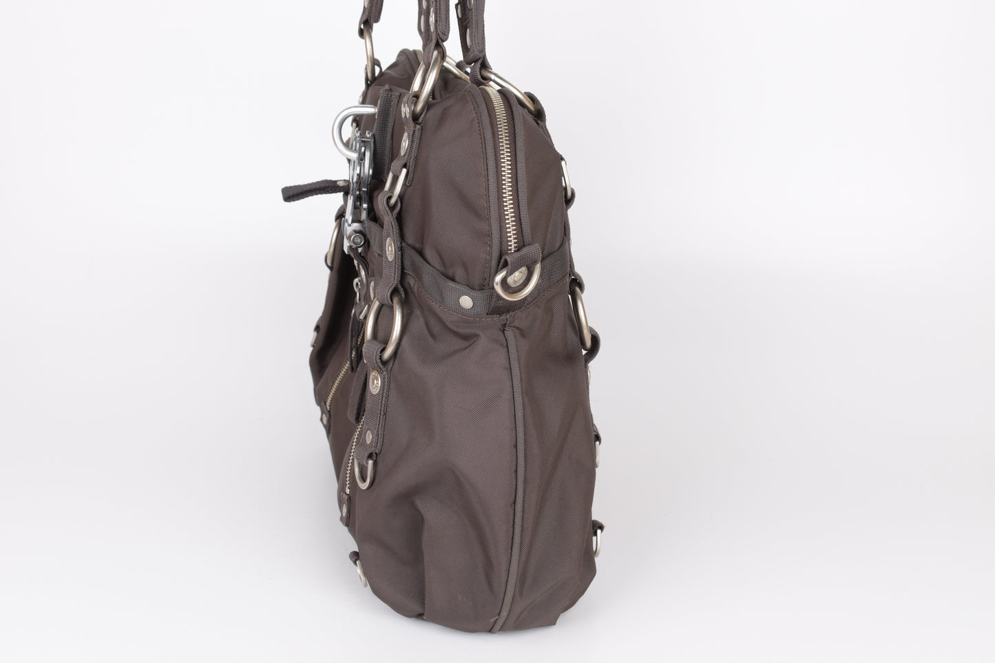 * George Gina & Lucy "Poodle Pack" Brown Large Shoulder Bag 40x35cm Excellent 9/10