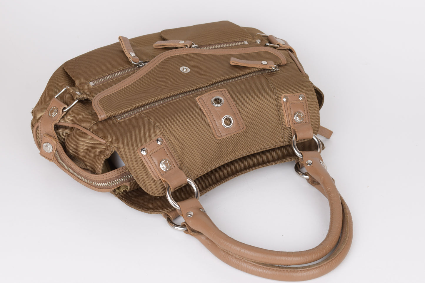 * George Gina & Lucy "Style Stalker" Bronze HandBag 32x29cm Excellent 9/10