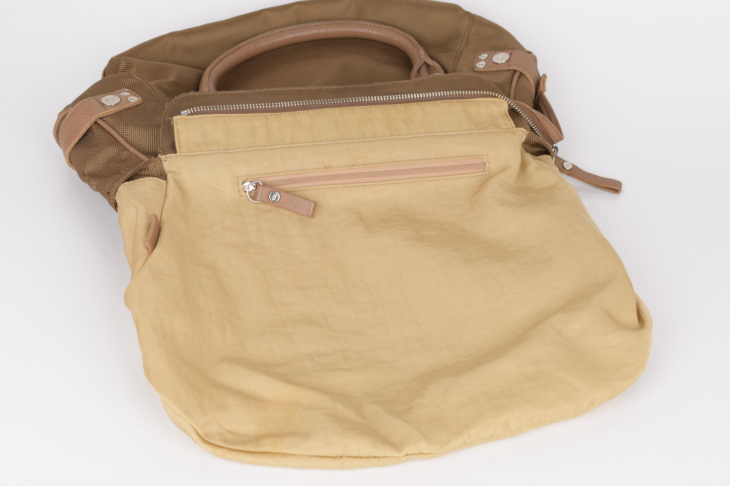 * George Gina & Lucy "Style Stalker" Bronze HandBag 32x29cm Excellent 9/10