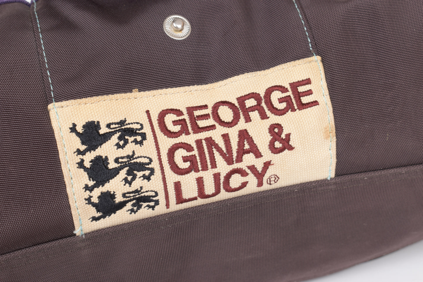 * George Gina & Lucy "Good Morning Paris" Brown Bag 36x19cm V.Good 8/10