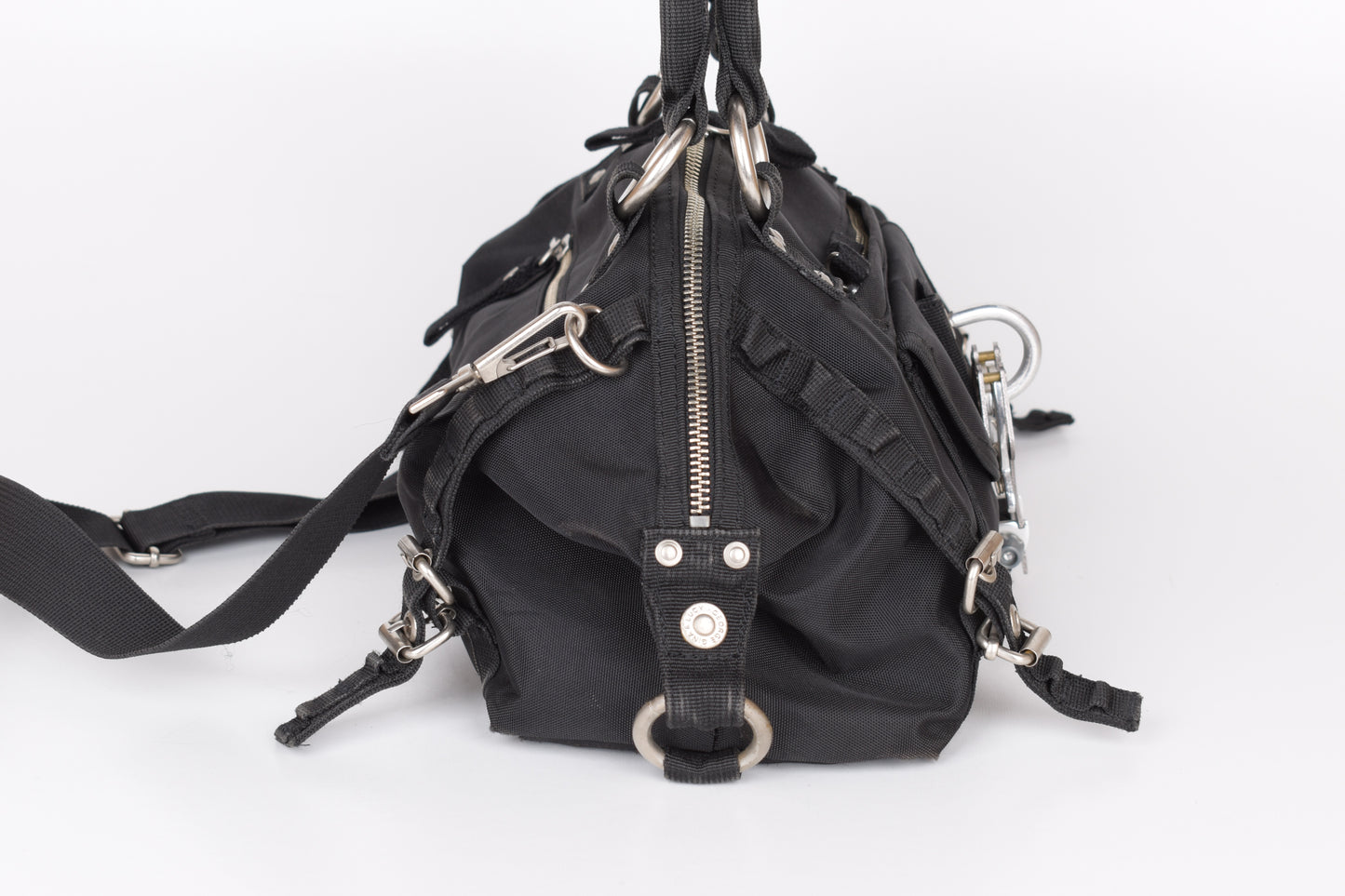 * George Gina & Lucy "Paradise Angel" Black Shoulder Bag 34x19cm V.Good 8/10