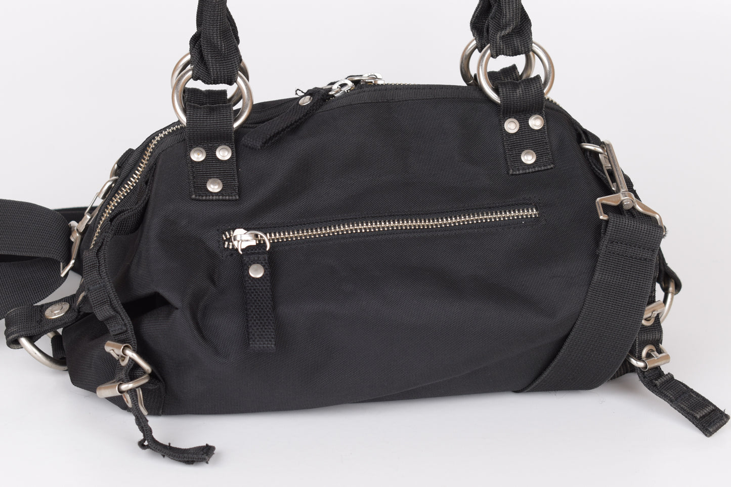 * George Gina & Lucy "Paradise Angel" Black Shoulder Bag 34x19cm V.Good 8/10
