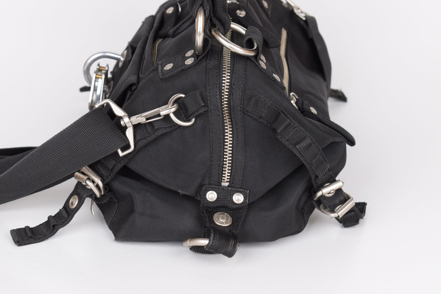 * George Gina & Lucy "Paradise Angel" Black Shoulder Bag 34x19cm V.Good 8/10
