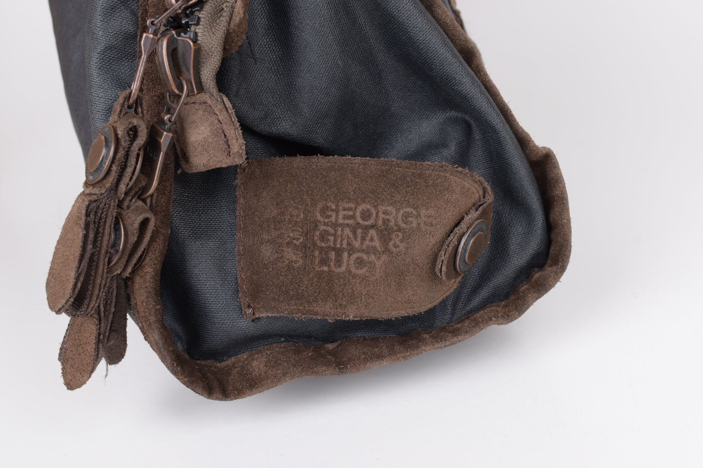 * George Gina & Lucy "Highness of Hotness" Black Shoulder Bag 44x36cm V.Good 7/10
