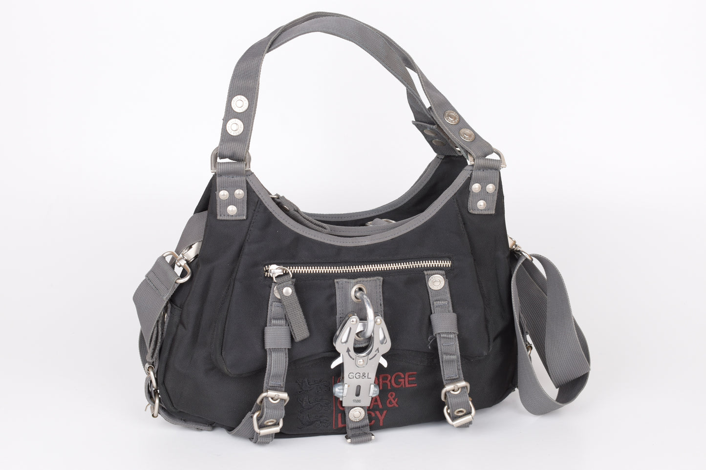 * George Gina & Lucy "Mos Cowgirl" Black HandBag 35x24cm Excellent 9/10