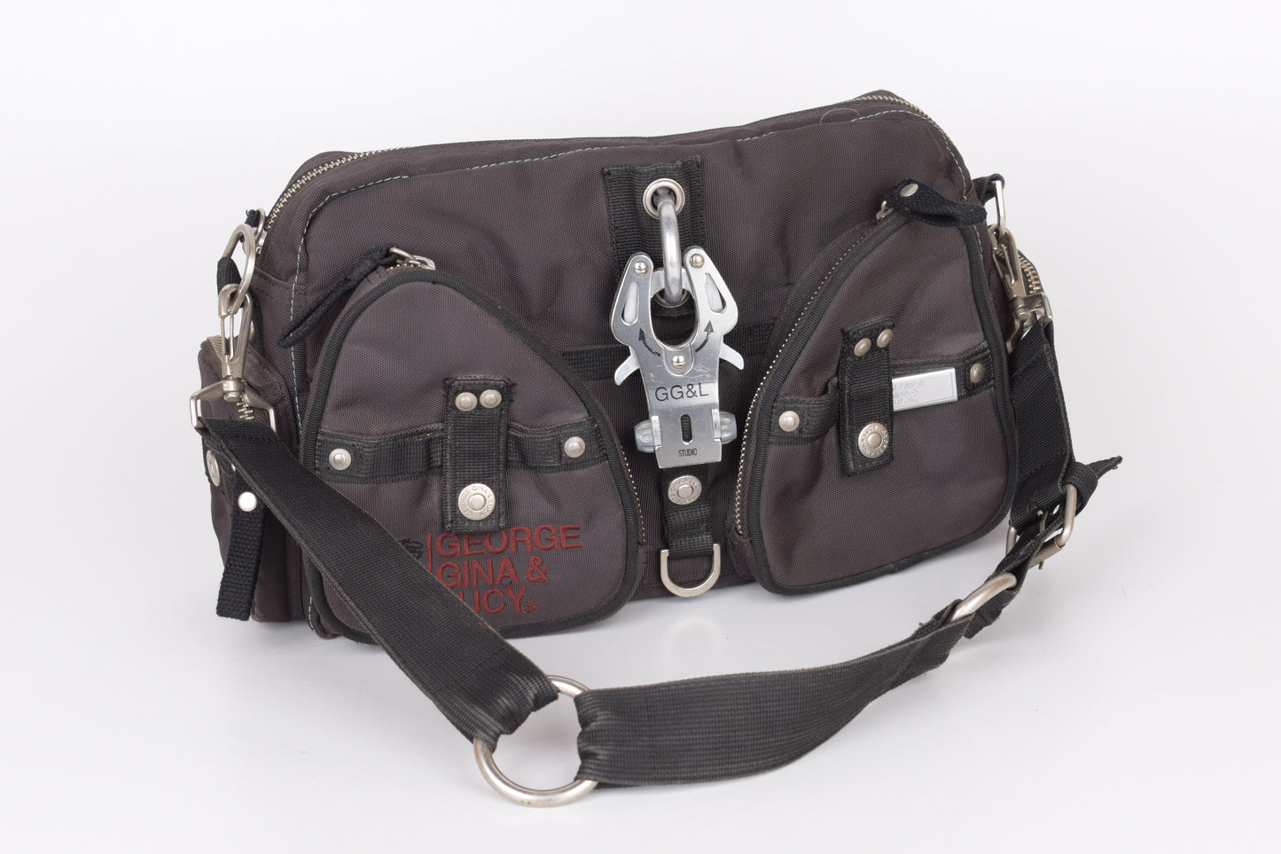 * George Gina & Lucy "The Schnitzel" Brown Shoulder Bag 34x18cm V.Good 7/10