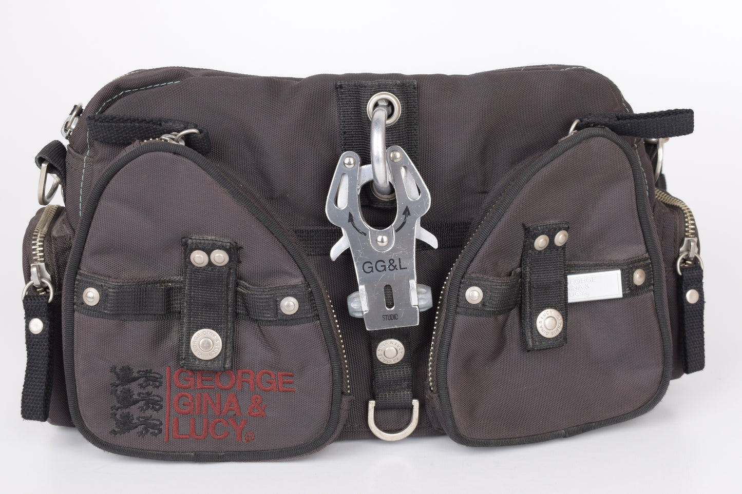 * George Gina & Lucy "The Schnitzel" Brown Shoulder Bag 34x18cm V.Good 7/10