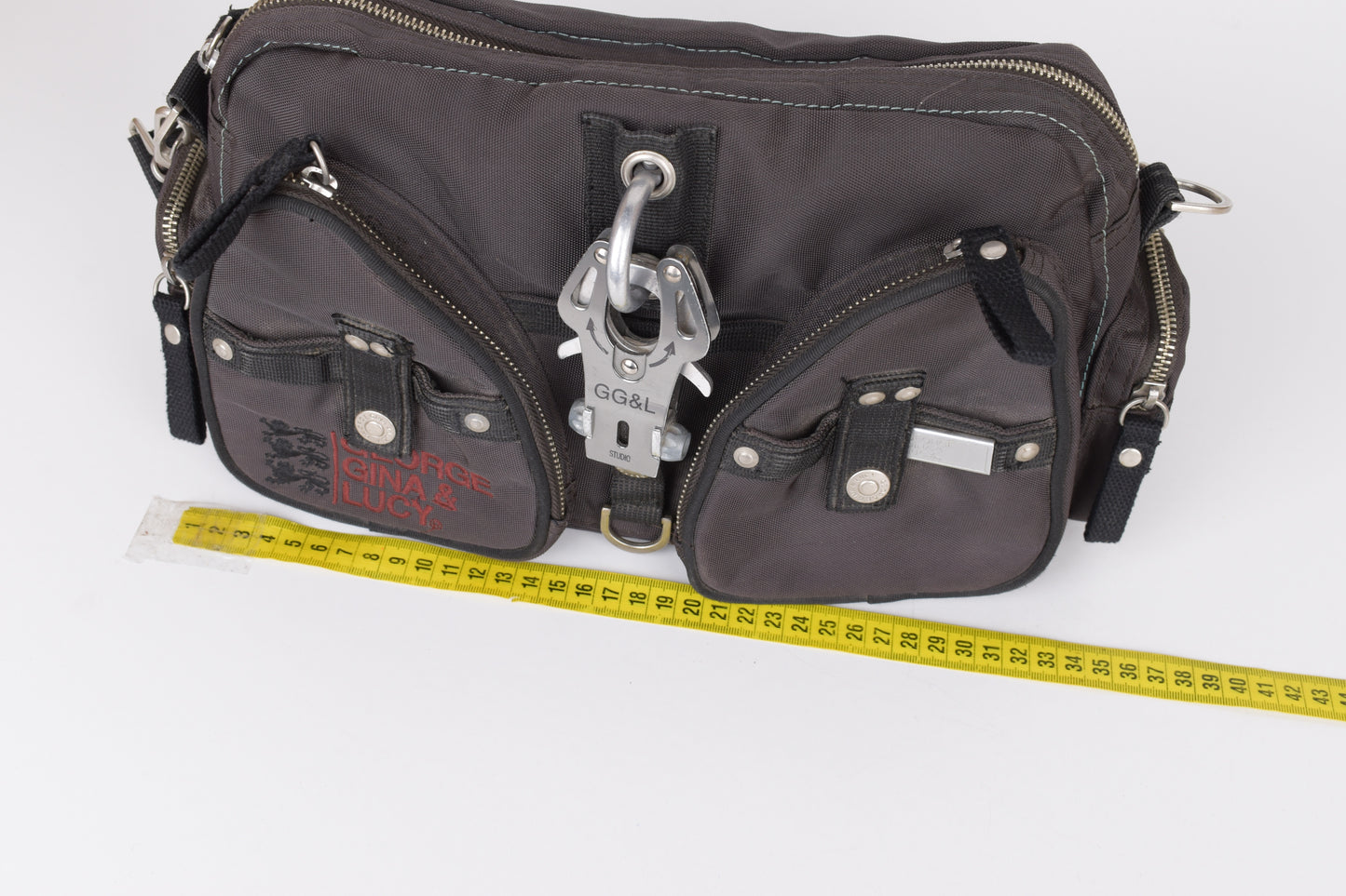 * George Gina & Lucy "The Schnitzel" Brown Shoulder Bag 34x18cm V.Good 7/10