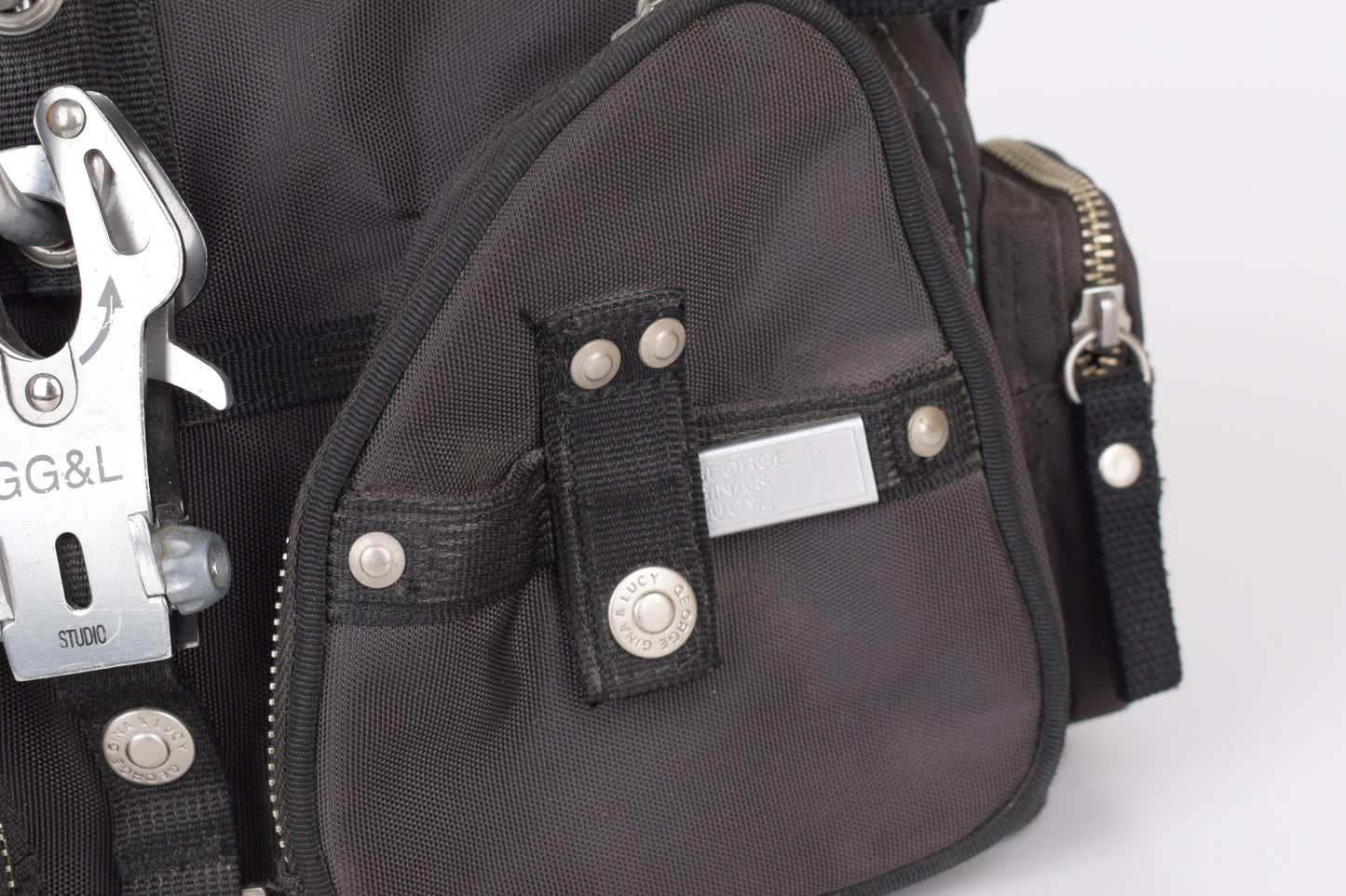 * George Gina & Lucy "The Schnitzel" Brown Shoulder Bag 34x18cm V.Good 7/10