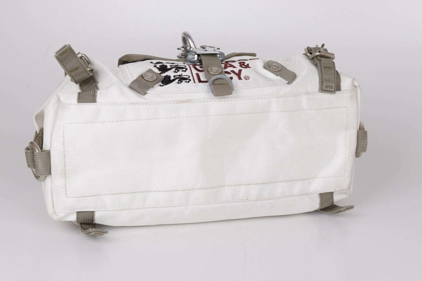 * George Gina & Lucy "Paradise Angel" White Shoulder Bag 34x19cm Excellent 9/10