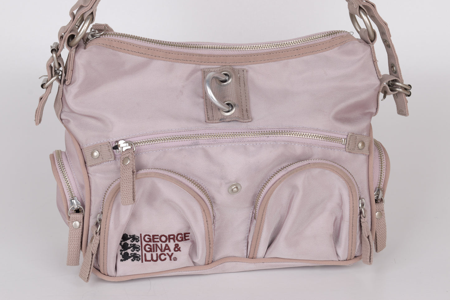 * George Gina & Lucy "Push Up" Pink Purpule Bag 32x24cm Excellent 9/10