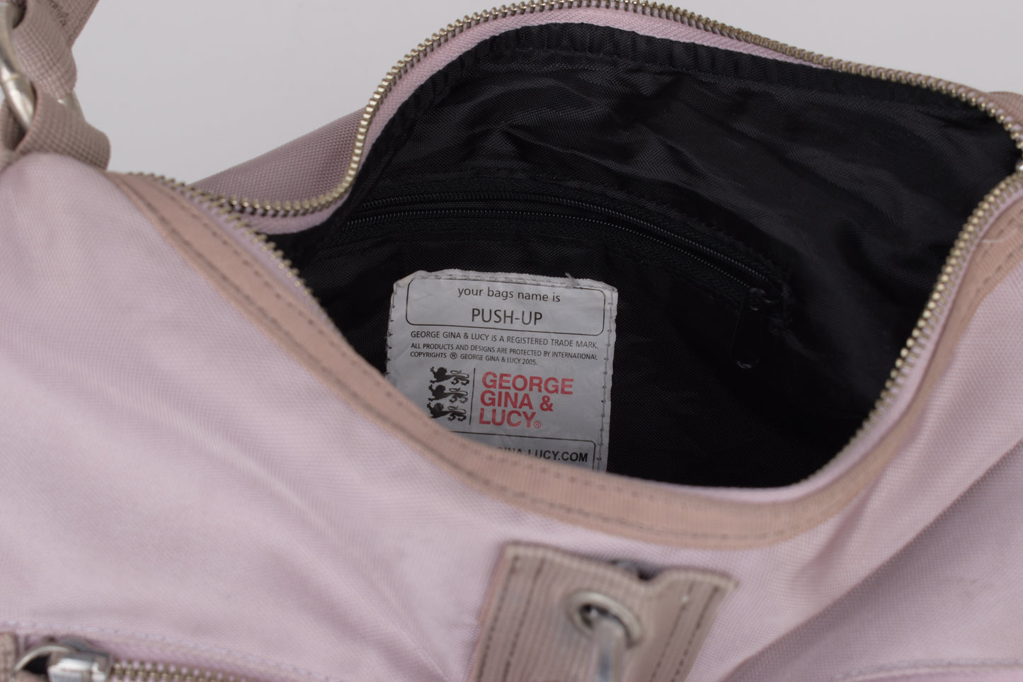 * George Gina & Lucy "Push Up" Pink Purpule Bag 32x24cm Excellent 9/10
