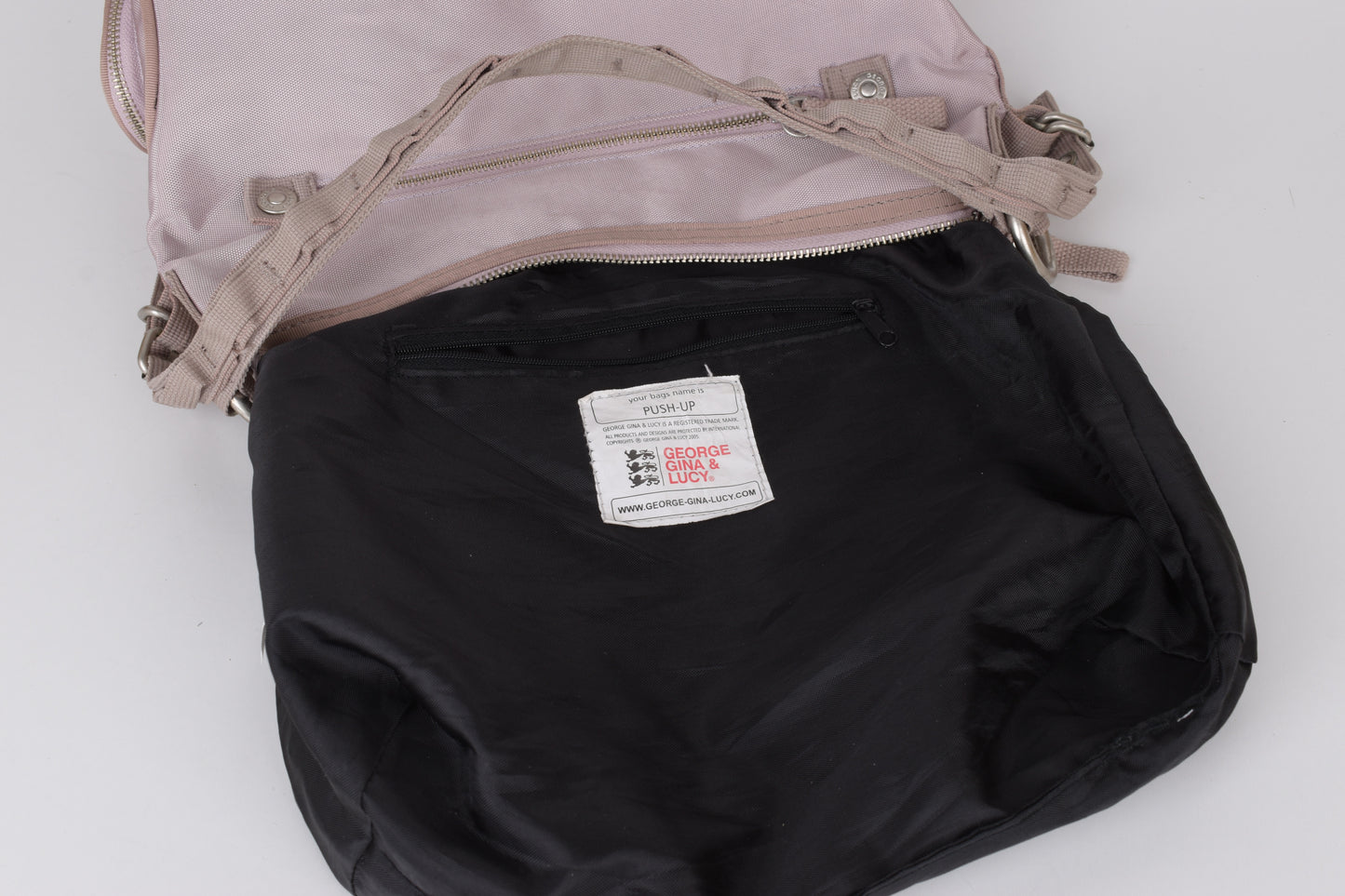 * George Gina & Lucy "Push Up" Pink Purpule Bag 32x24cm Excellent 9/10