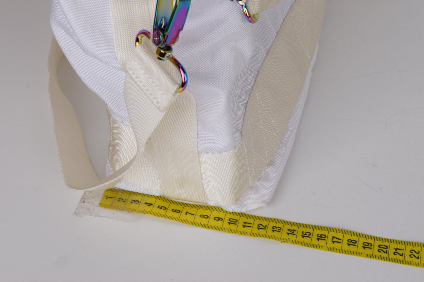 * George Gina & Lucy "100 Peaches" White Shoulder Bag 33x35cm Excellent 10/10