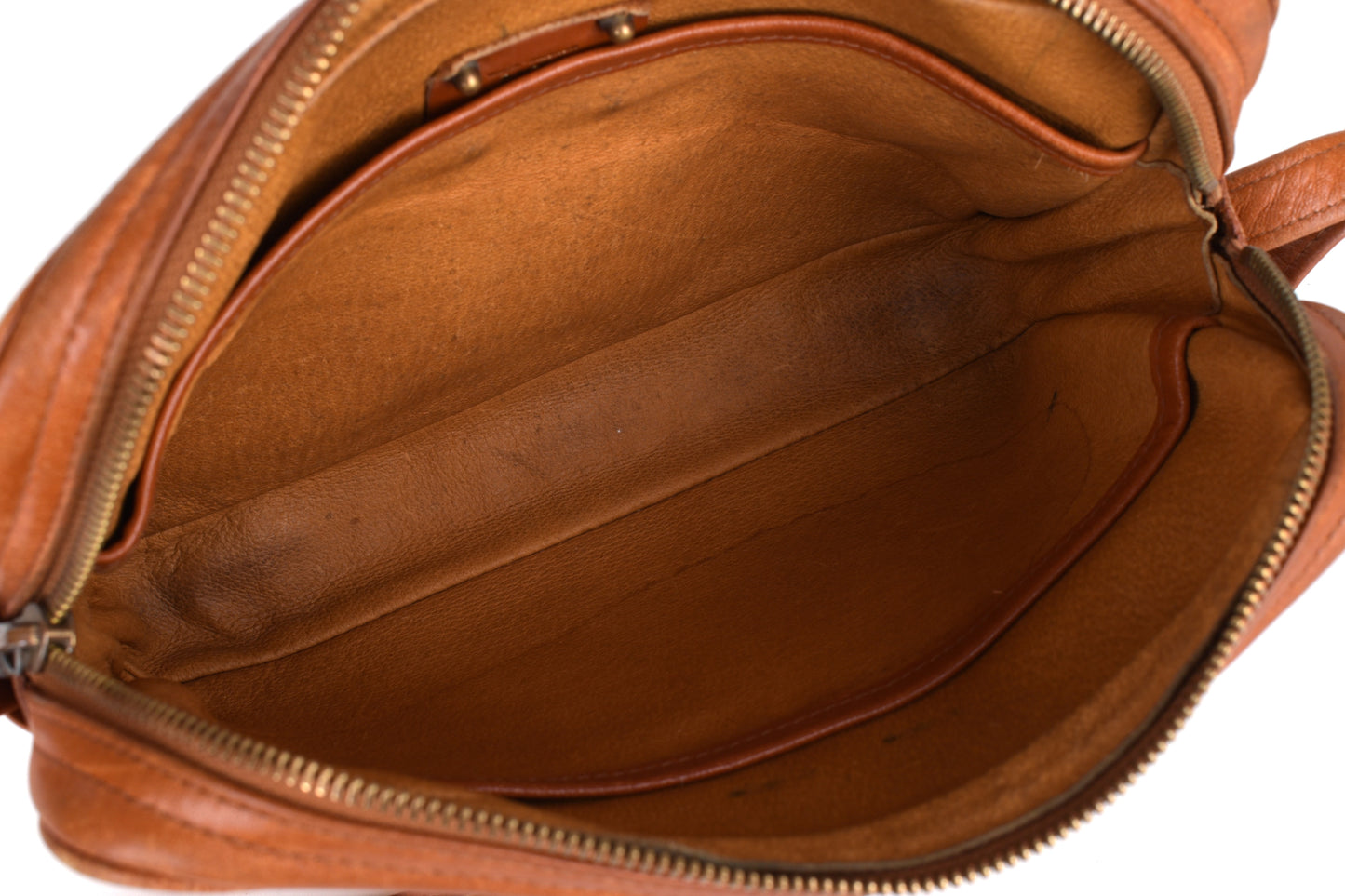 * Vintage MCM Small Brown Visetos Leather Crossbody Bag, 24x18cm Good 6/10
