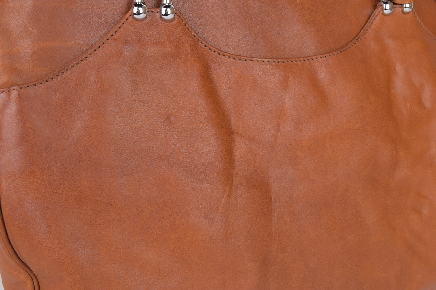 * Balenciaga Paris Brown Soft Leather Bag 42x30cm Excellent 9/10