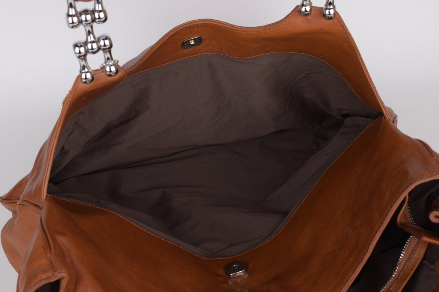 * Balenciaga Paris Brown Soft Leather Bag 42x30cm Excellent 9/10